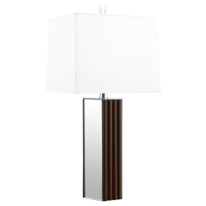 Elena - Square Tapered Mirrored Lamp – Table Lamps by Coaster Fine Furniture at Furniture Wholesale Plus , Nashville furniture store