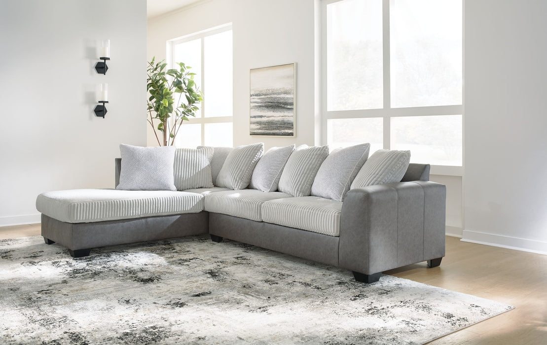 Clairette Court - Sectional – Stationary Sectionals by Benchcraft® at Furniture Wholesale Plus , Nashville furniture store