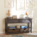 Mill Creek - 2 Drawer Sofa Table - Peppercorn – Sofa Tables by Liberty Furniture at Furniture Wholesale Plus , Nashville furniture store