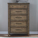 Carolina Park - 5 Drawer Chest - Amber Brown – Accent Chests by Liberty Furniture at Furniture Wholesale Plus , Nashville furniture store