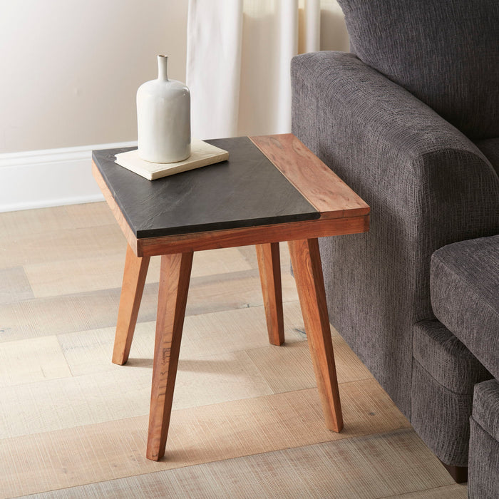 Caspian - Square End Table - Brown – End Tables by Steve Silver Furniture at Furniture Wholesale Plus , Nashville furniture store