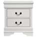 Louis Philippe - 2-Drawer Nightstand Bedside Table - White – Accent Nightstands by Coaster Fine Furniture at Furniture Wholesale Plus , Nashville furniture store