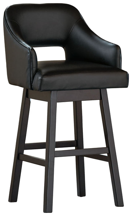 Tallenger - Upholstered Swivel Barstool (Set of 2) - Premium Stool Sets from Signature Design by Ashley® - Just $378! Shop now at Furniture Wholesale Plus  We are the best furniture store in Nashville, Hendersonville, Goodlettsville, Madison, Antioch, Mount Juliet, Lebanon, Gallatin, Springfield, Murfreesboro, Franklin, Brentwood