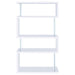 Emelle - 4-Shelf Glass Panel Bookshelf - Premium Standard Bookcases from CoasterEveryday - Just $229! Shop now at Furniture Wholesale Plus  We are the best furniture store in Nashville, Hendersonville, Goodlettsville, Madison, Antioch, Mount Juliet, Lebanon, Gallatin, Springfield, Murfreesboro, Franklin, Brentwood