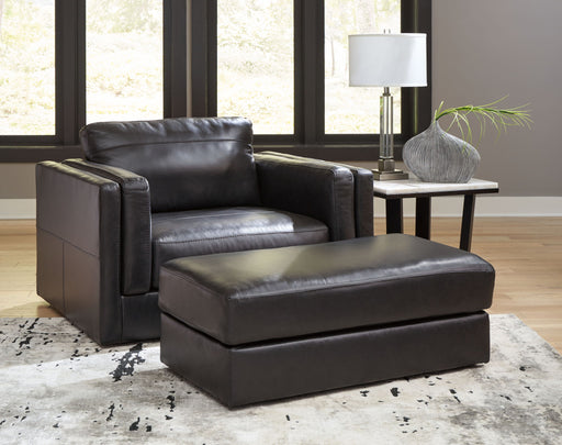 Amiata - Living Room Set - Premium Stationary Chair & Ottoman from Signature Design by Ashley® - Just $1168! Shop now at Furniture Wholesale Plus  We are the best furniture store in Nashville, Hendersonville, Goodlettsville, Madison, Antioch, Mount Juliet, Lebanon, Gallatin, Springfield, Murfreesboro, Franklin, Brentwood