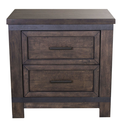 Thornwood Hills - Nightstand - Rock Beaten Brown – Accent Nightstands by Liberty Furniture at Furniture Wholesale Plus , Nashville furniture store