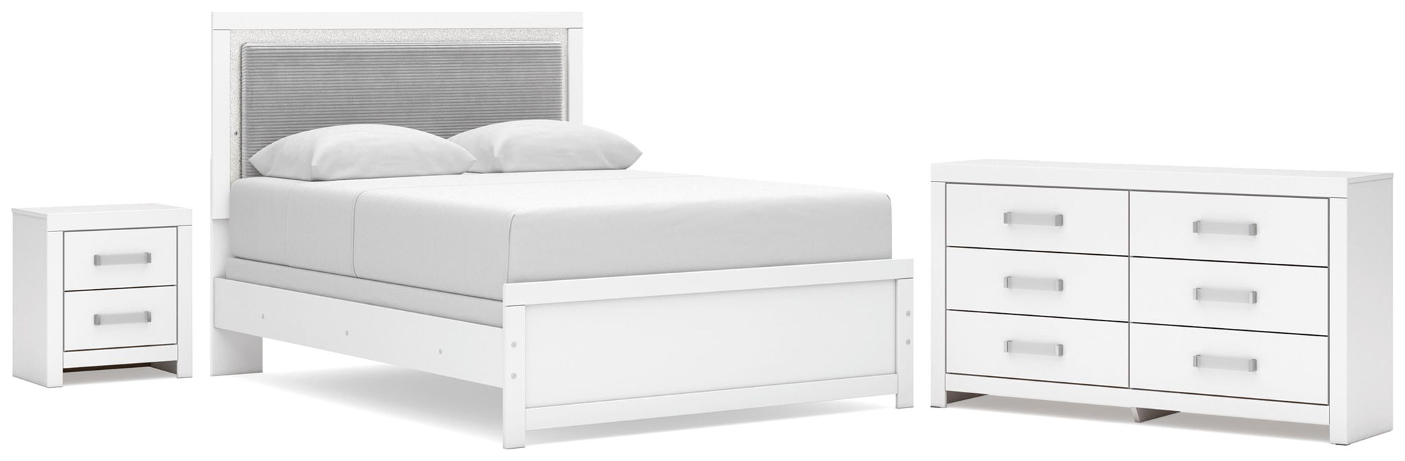 Maeling - Upholstered Panel Bedroom Set – 4 Piece Bedroom Sets by Signature Design by Ashley® at Furniture Wholesale Plus , Nashville furniture store
