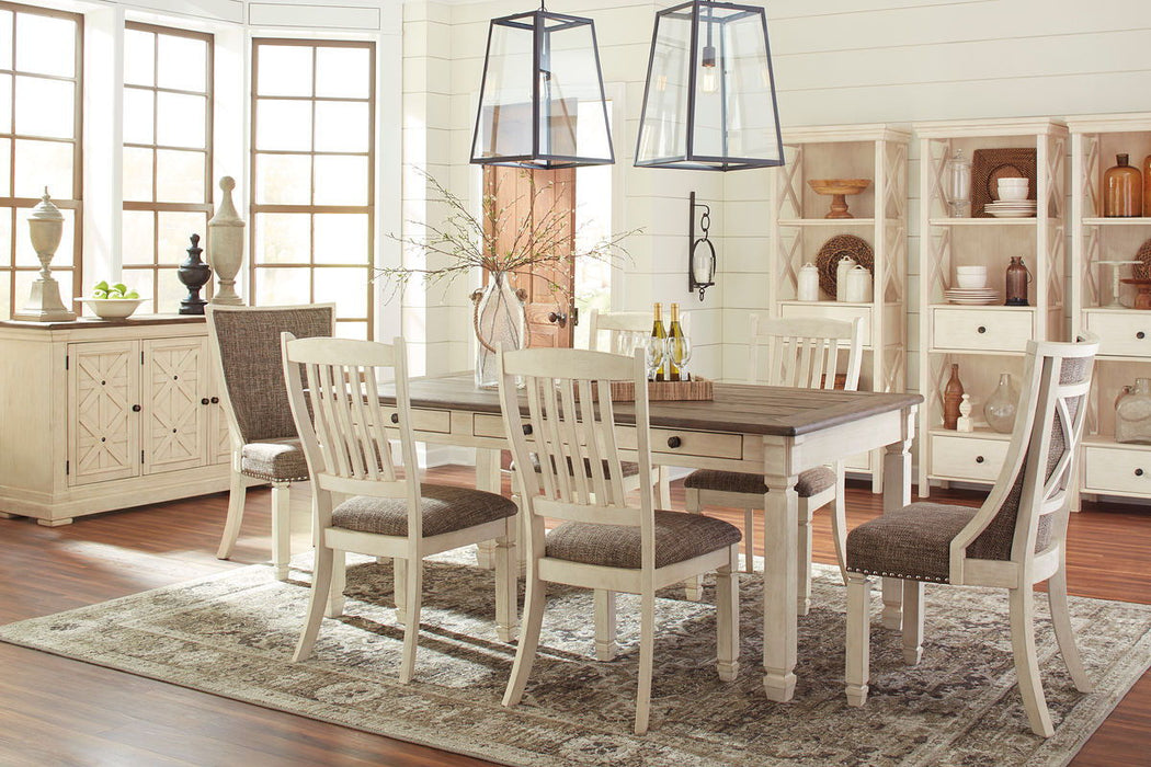 Bolanburg - Rectangular Dining Table Set - Premium 5 Piece Dining Room Sets from Signature Design by Ashley® - Just $1298! Shop now at Furniture Wholesale Plus  We are the best furniture store in Nashville, Hendersonville, Goodlettsville, Madison, Antioch, Mount Juliet, Lebanon, Gallatin, Springfield, Murfreesboro, Franklin, Brentwood