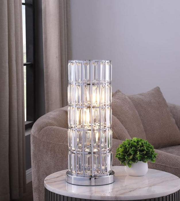 Wanda - Crystal Shade Bedside Table Lamp - Premium Table Lamps from Coaster Fine Furniture - Just $129! Shop now at Furniture Wholesale Plus  We are the best furniture store in Nashville, Hendersonville, Goodlettsville, Madison, Antioch, Mount Juliet, Lebanon, Gallatin, Springfield, Murfreesboro, Franklin, Brentwood