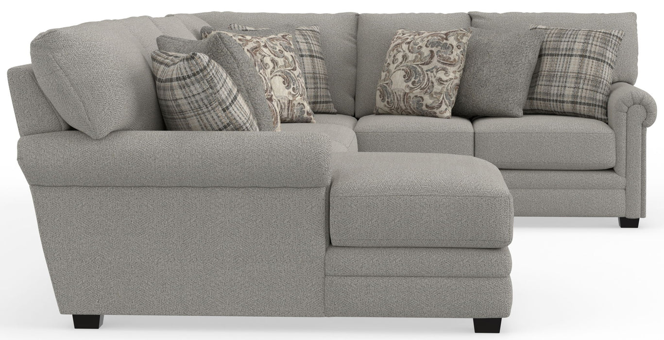 Livingston - Sectional With Comfort Coil Seating And Accent Pillows Included – Stationary Sectionals by Jackson at Furniture Wholesale Plus , Nashville furniture store