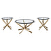 Brooke - Round Coffee Table Set – Table Sets by Coaster Fine Furniture at Furniture Wholesale Plus , Nashville furniture store