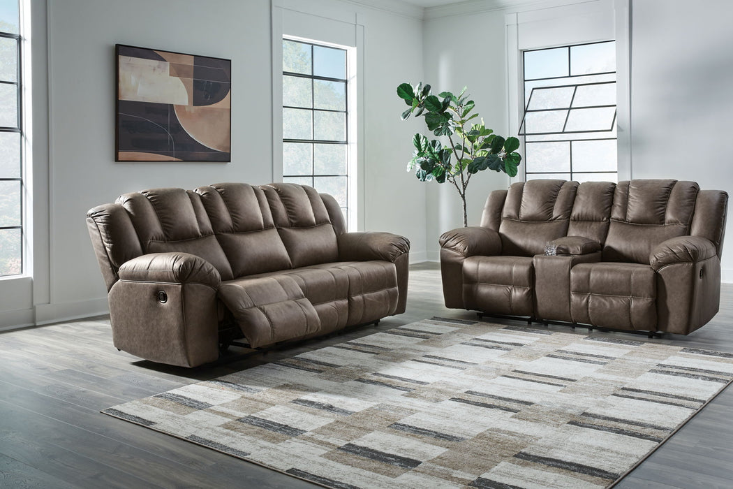 Lowilla - 2 Pc. - Reclining Sofa And Loveseat - Driftwood – Reclining Sofas & Loveseats by Signature Design by Ashley® at Furniture Wholesale Plus , Nashville furniture store