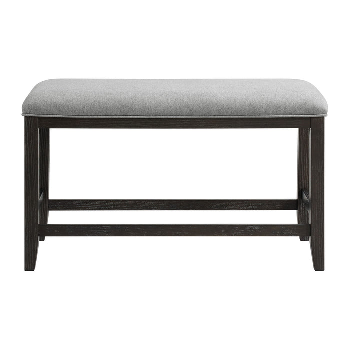 Elodie - Fabric Counter Bench - Charcoal / Gray – Counter Benches by Elements International at Furniture Wholesale Plus , Nashville furniture store