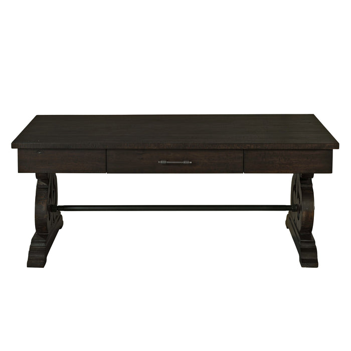 Stone - Coffee Table With PU Base - Dark Walnut – Coffee Tables by Elements International at Furniture Wholesale Plus , Nashville furniture store