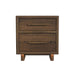 Brisbane - Nightstand With USBC And LED - Brown – Accent Nightstands by Elements International at Furniture Wholesale Plus , Nashville furniture store