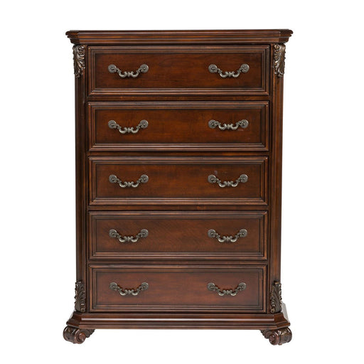 Messina Estates - 5 Drawer Chest - Dark Brown – Accent Chests by Liberty Furniture at Furniture Wholesale Plus , Nashville furniture store