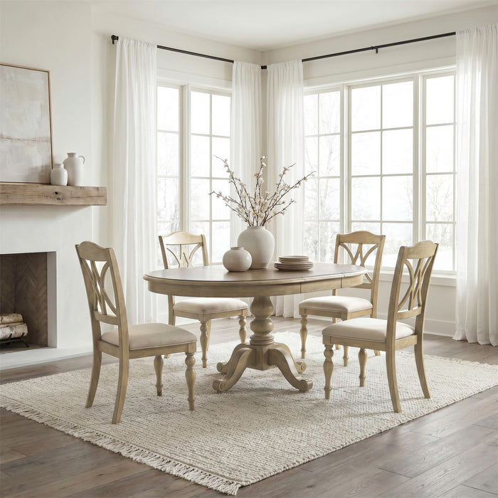 Summer House - Pedestal Table Set – 5 Piece Dining Room Sets by Liberty Furniture at Furniture Wholesale Plus , Nashville furniture store