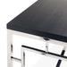 Ezra - 24" End Table - Chrome – End Tables by Elements International at Furniture Wholesale Plus , Nashville furniture store