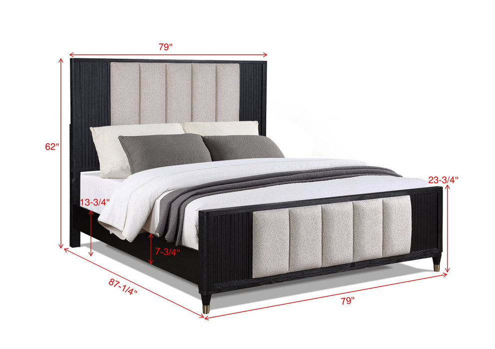 Kara - Bed – Upholstered Beds by Crown Mark at Furniture Wholesale Plus , Nashville furniture store