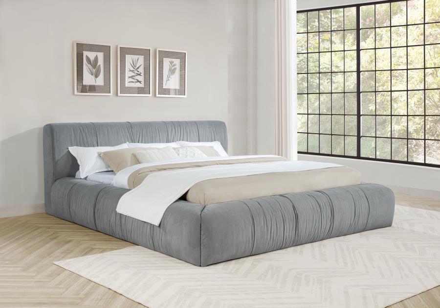 Wilshire - Upholstered Platform Bed – Upholstered Beds by Coaster Fine Furniture at Furniture Wholesale Plus , Nashville furniture store