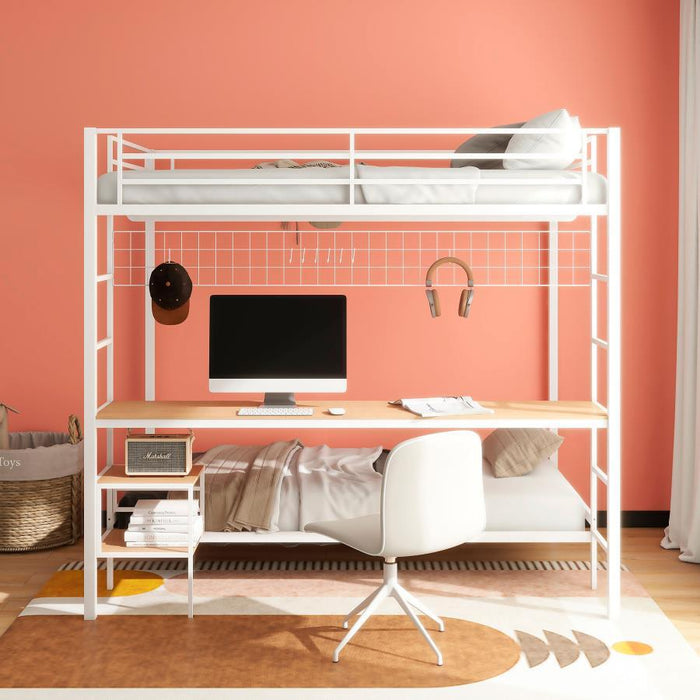 Campus - Metal Workstation Bunk Bed – Bunk Beds by Coaster Fine Furniture at Furniture Wholesale Plus , Nashville furniture store