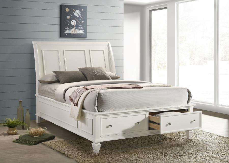 Sandy Beach - Storage Sleigh Bed – Storage Beds by CoasterEssence at Furniture Wholesale Plus , Nashville furniture store