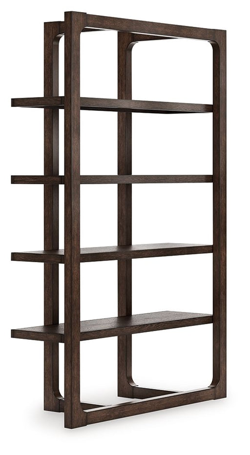 Breckington - Dark Brown - Bookcase - Premium Standard Bookcases from Signature Design by Ashley® - Just $458! Shop now at Furniture Wholesale Plus  We are the best furniture store in Nashville, Hendersonville, Goodlettsville, Madison, Antioch, Mount Juliet, Lebanon, Gallatin, Springfield, Murfreesboro, Franklin, Brentwood
