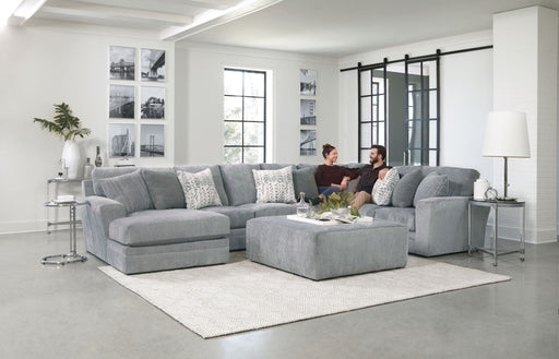 Glacier - Sectional With Cocktail Ottoman – 2 Piece Living Room Sets by Jackson at Furniture Wholesale Plus , Nashville furniture store