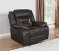 Greer - Upholstered Swivel Glider Recliner Chair - Premium Swivel Glider Chairs from CoasterEveryday - Just $549! Shop now at Furniture Wholesale Plus  We are the best furniture store in Nashville, Hendersonville, Goodlettsville, Madison, Antioch, Mount Juliet, Lebanon, Gallatin, Springfield, Murfreesboro, Franklin, Brentwood