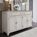 Farmhouse Reimagined - Server - Antique White / Chestnut Tops – Servers by Liberty Furniture at Furniture Wholesale Plus , Nashville furniture store