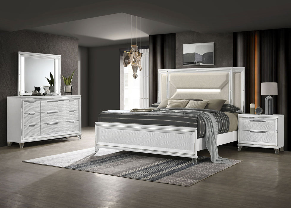 Marmore - Bedroom Set – 4 Piece Bedroom Sets by Coaster Fine Furniture at Furniture Wholesale Plus , Nashville furniture store
