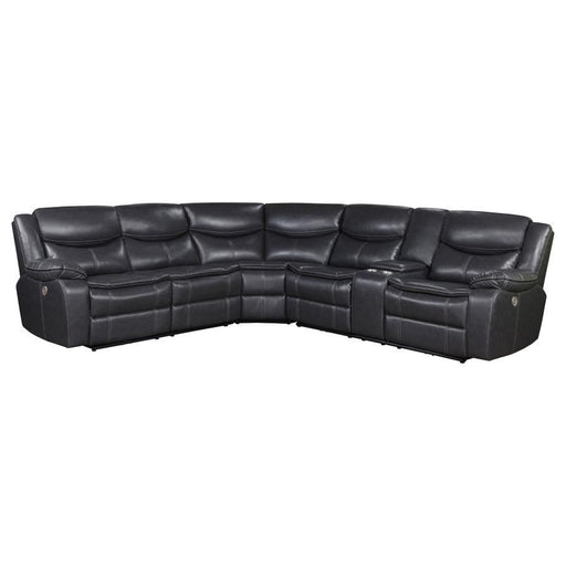 Sycamore - Upholstered Power Reclining Sectional Sofa – Reclining Sectionals by Coaster Fine Furniture at Furniture Wholesale Plus , Nashville furniture store