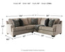 Bovarian - Sectional – Stationary Sectionals by Signature Design by Ashley® at Furniture Wholesale Plus , Nashville furniture store