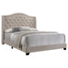 Sonoma - Upholstered Wingback Bed – Upholstered Beds by CoasterEssence at Furniture Wholesale Plus , Nashville furniture store