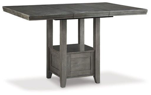 Hallanden - Rectangular Dining Room Counter Extension Table - Gray – Counter Tables by Signature Design by Ashley® at Furniture Wholesale Plus , Nashville furniture store