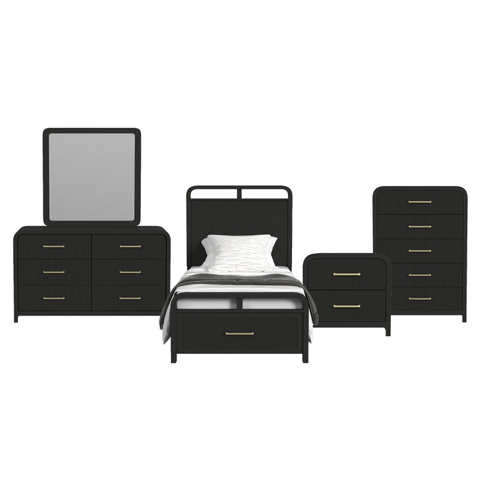 Ridgemont - Storage Bedroom Set – 3 Piece Bedroom Sets by Elements International at Furniture Wholesale Plus , Nashville furniture store