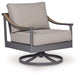 Ocean Beach - Swivel Lounge With Cushion - Gray – Swivel Chairs by Signature Design by Ashley® at Furniture Wholesale Plus , Nashville furniture store