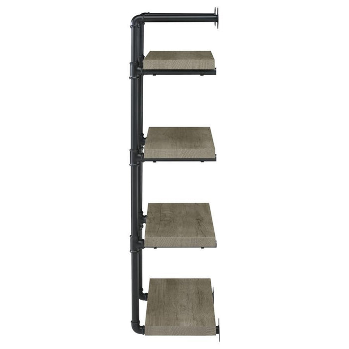 Elmcrest - 4-Shelf Wall Bookshelf - Premium Wall Shelves from CoasterEveryday - Just $199! Shop now at Furniture Wholesale Plus  We are the best furniture store in Nashville, Hendersonville, Goodlettsville, Madison, Antioch, Mount Juliet, Lebanon, Gallatin, Springfield, Murfreesboro, Franklin, Brentwood