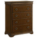 Garland - 4-Drawer Bedroom Chest Of Drawers - Brown Cherry – Accent Chests by Coaster Fine Furniture at Furniture Wholesale Plus , Nashville furniture store