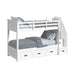 Hampton Kids - Bunk With Staircase And Trundle Bedroom Set – 3 Piece Bedroom Sets by Elements International at Furniture Wholesale Plus , Nashville furniture store