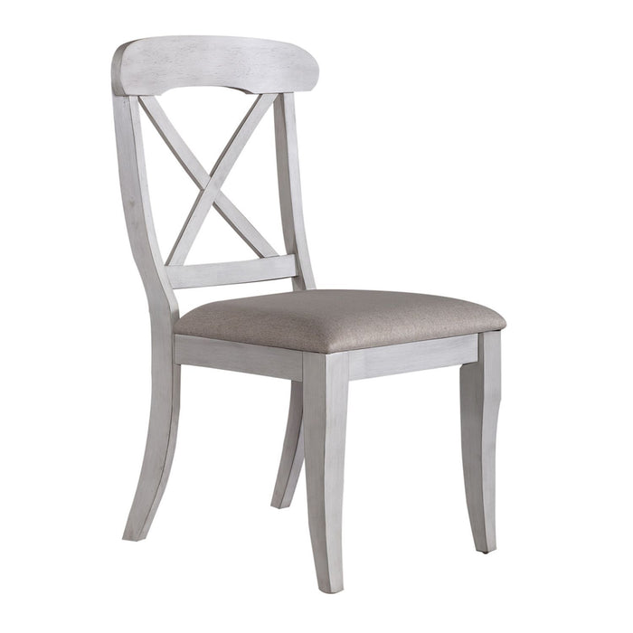 Ocean Isle - 5 Piece Pedestal Table Set - Antique White – 5 Piece Dining Room Sets by Liberty Furniture at Furniture Wholesale Plus , Nashville furniture store