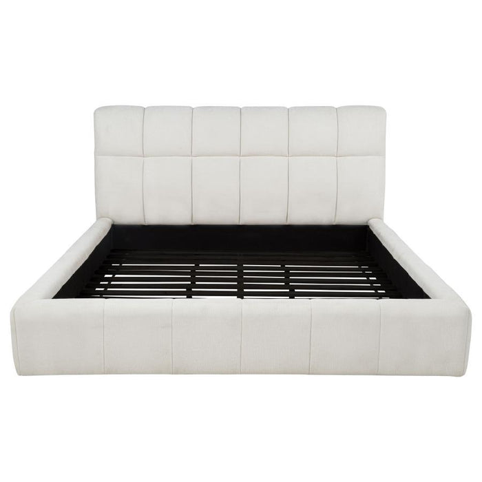 Nollet - Upholstered Platform Bed – Upholstered Beds by Coaster Fine Furniture at Furniture Wholesale Plus , Nashville furniture store