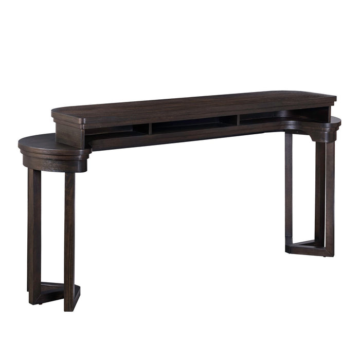 Weston - Console Bar Table - Peppercorn – Console Tables by Liberty Furniture at Furniture Wholesale Plus , Nashville furniture store
