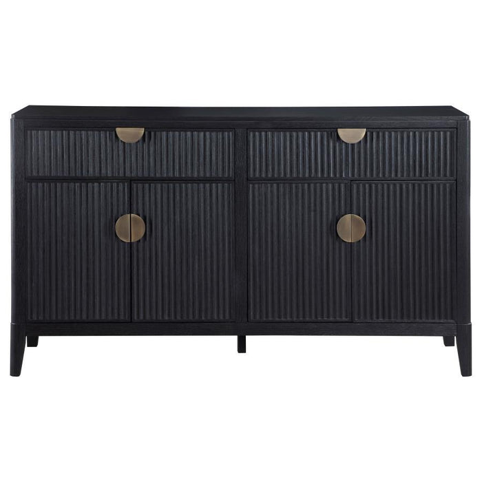 Brookmead - 4 Door Sideboard Buffet Storage Cabinet - Black – Buffets by Coaster Fine Furniture at Furniture Wholesale Plus , Nashville furniture store