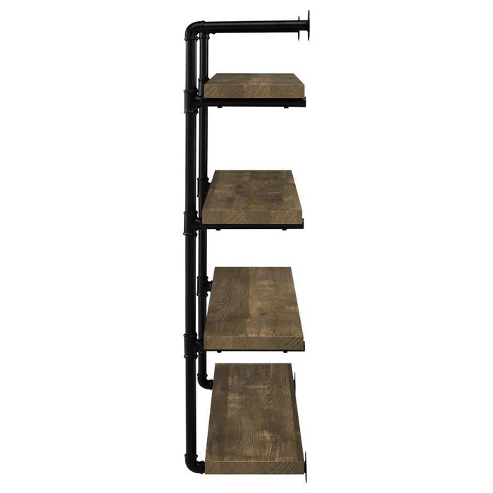 Elmcrest - 4-Shelf Wall Bookshelf - Premium Wall Shelves from CoasterEveryday - Just $199! Shop now at Furniture Wholesale Plus  We are the best furniture store in Nashville, Hendersonville, Goodlettsville, Madison, Antioch, Mount Juliet, Lebanon, Gallatin, Springfield, Murfreesboro, Franklin, Brentwood
