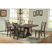 Finn - Wooden Side Chair (Set of 2) - Chocolate – Chair Sets by Elements International at Furniture Wholesale Plus , Nashville furniture store