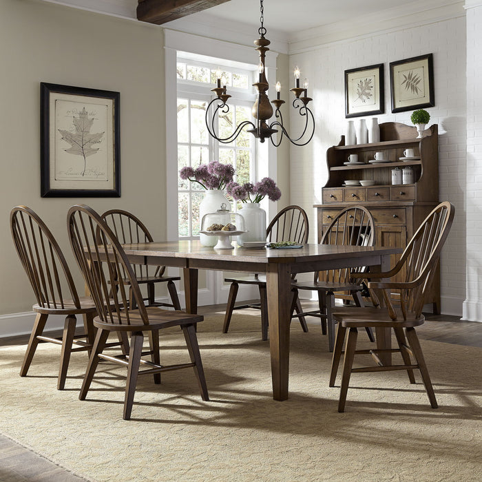 Hearthstone Ridge - Rectangular Table Set – 5 Piece Dining Room Sets by Liberty Furniture at Furniture Wholesale Plus , Nashville furniture store