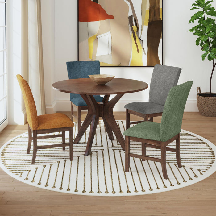 Santa Barbara - Round Dining Table - Walnut – Dining Tables by Elements International at Furniture Wholesale Plus , Nashville furniture store
