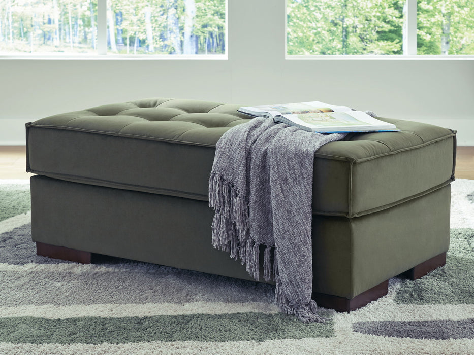 Caspian-Town - Oversized Accent Ottoman - Olive – Accent Ottomans by Signature Design by Ashley® at Furniture Wholesale Plus , Nashville furniture store