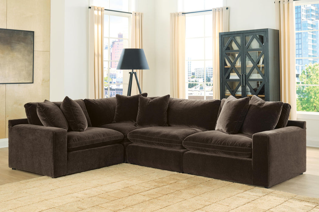Maxton Heights - Sectional – Stationary Sectionals by Benchcraft® at Furniture Wholesale Plus , Nashville furniture store